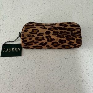 Ralph Lauren small cosmetic pouch in animal print